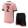 Original Trikotsatz Paris Saint-Germain Achraf Hakimi 2 Ausweichtrikot 2024-25 Für Kinder